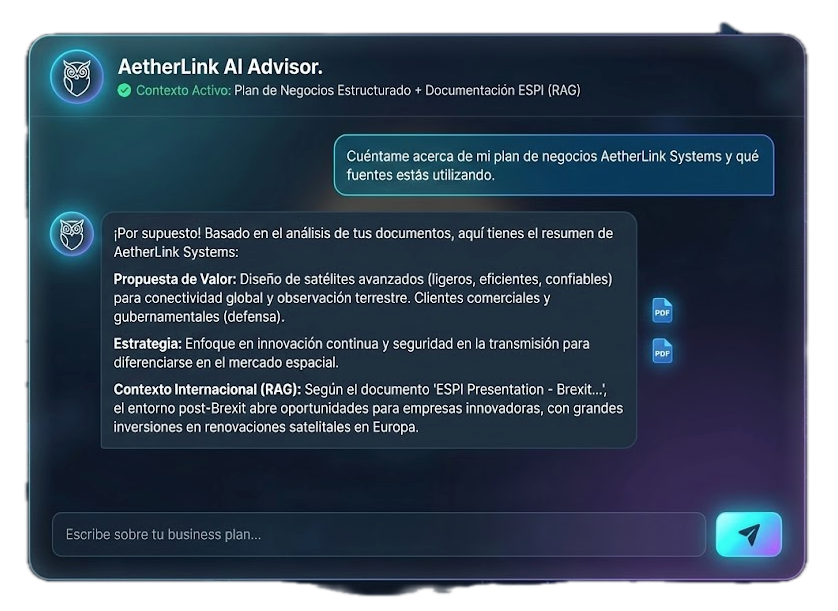ConsultOWLY - AI Business Consultant Chat Interface
